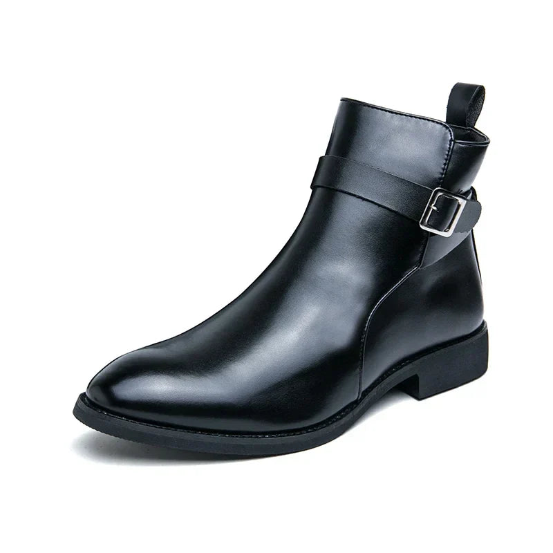 Mens Chelsea Boots  | Sleek Classic with Side Zipper
