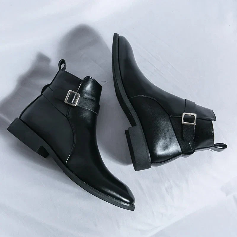 Mens Chelsea Boots  | Sleek Classic with Side Zipper