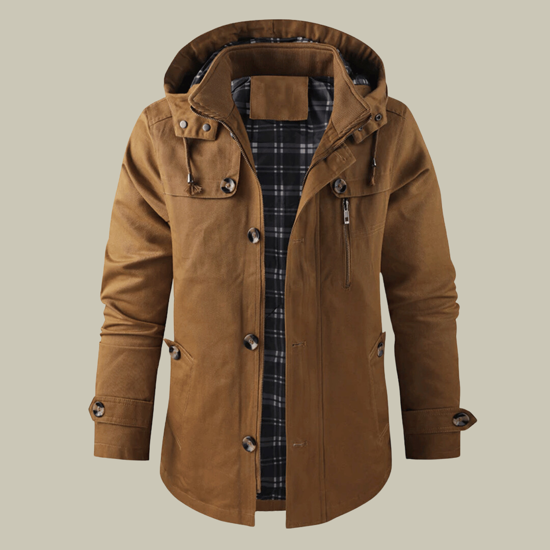 Men’s Hooded Winter Jacket | All-Season Outerwear
