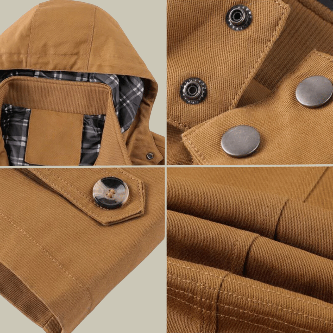Men’s Hooded Winter Jacket | All-Season Outerwear
