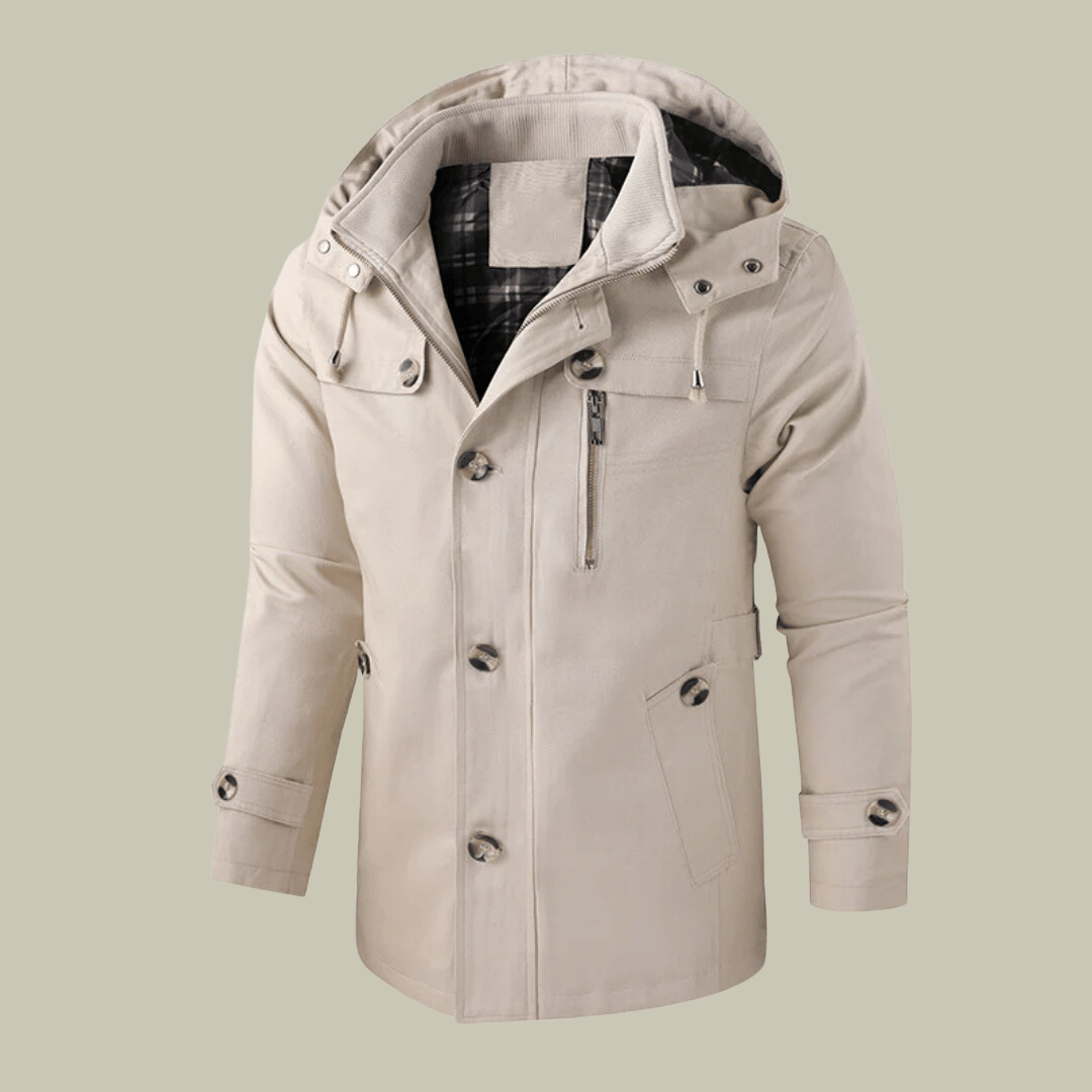 Men’s Hooded Winter Jacket | All-Season Outerwear