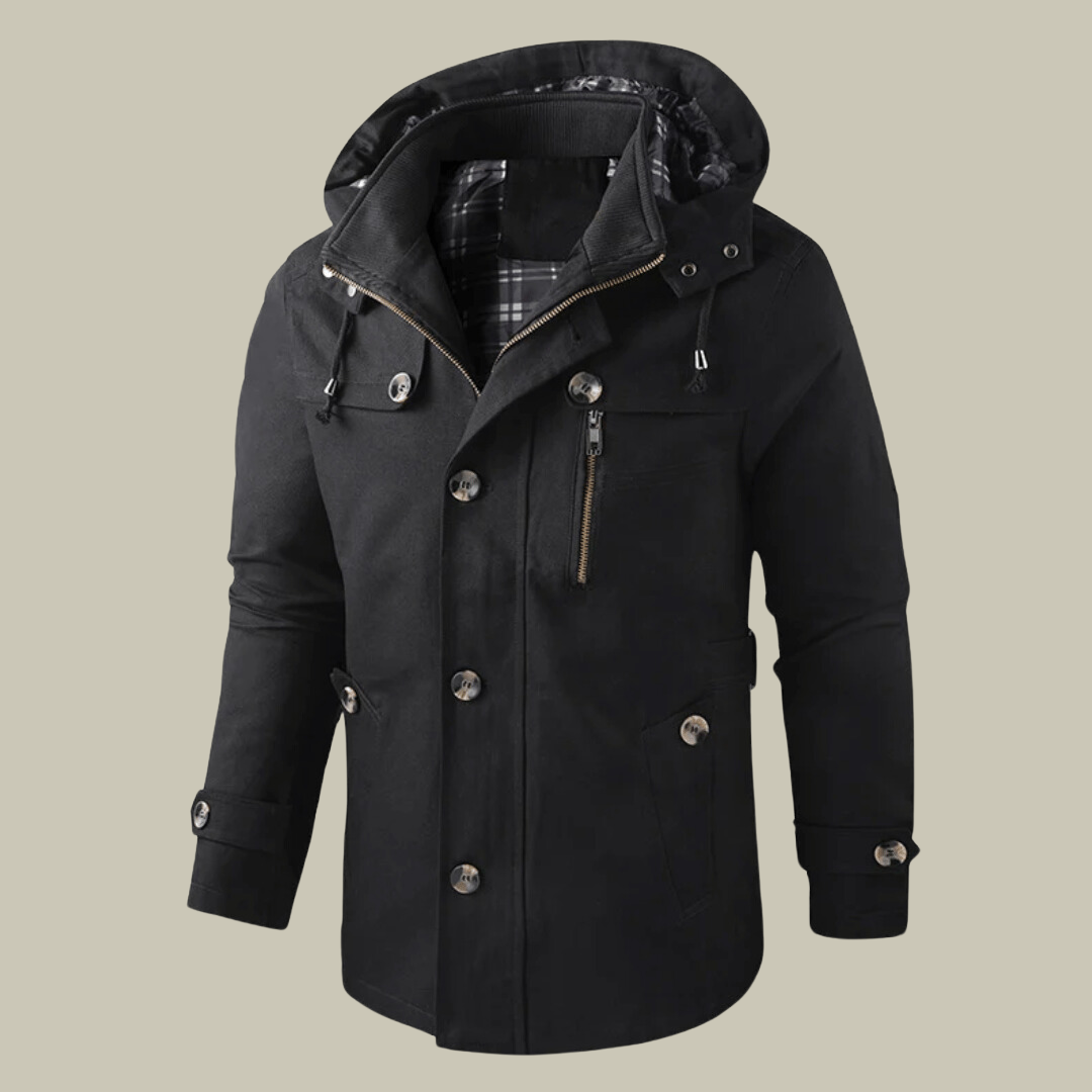 Men’s Hooded Winter Jacket | All-Season Outerwear