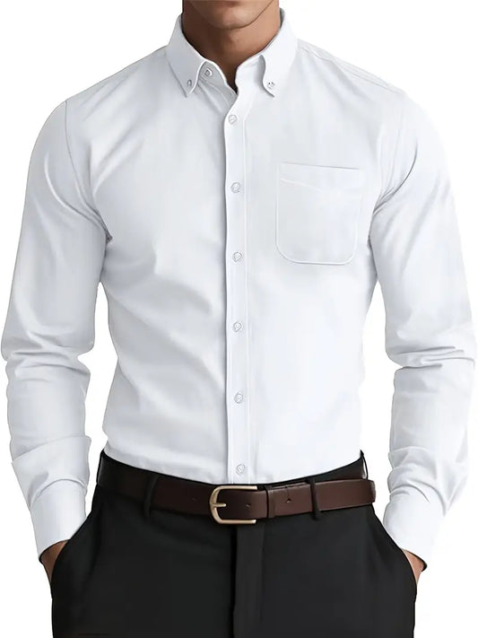 Men’s Classic Button-Up Shirt | Long Sleeve
