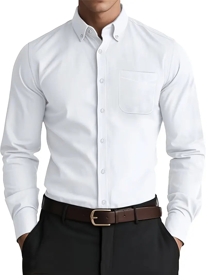 Men’s Classic Button-Up Shirt | Long Sleeve