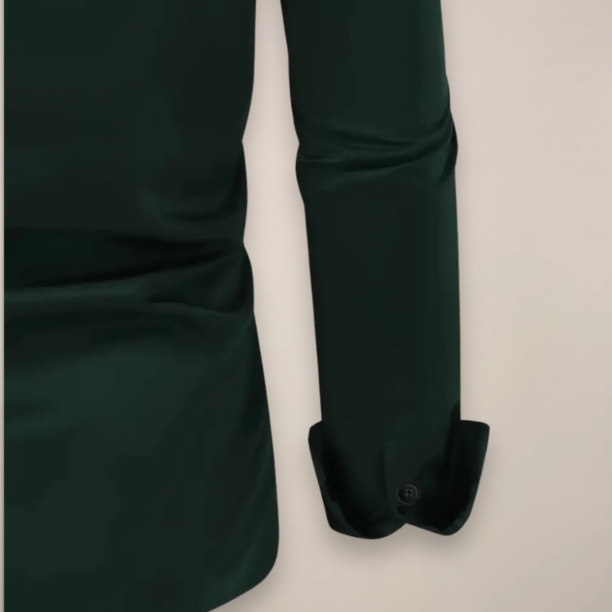 Men’s Long-Sleeve Shirt with Notched Collar