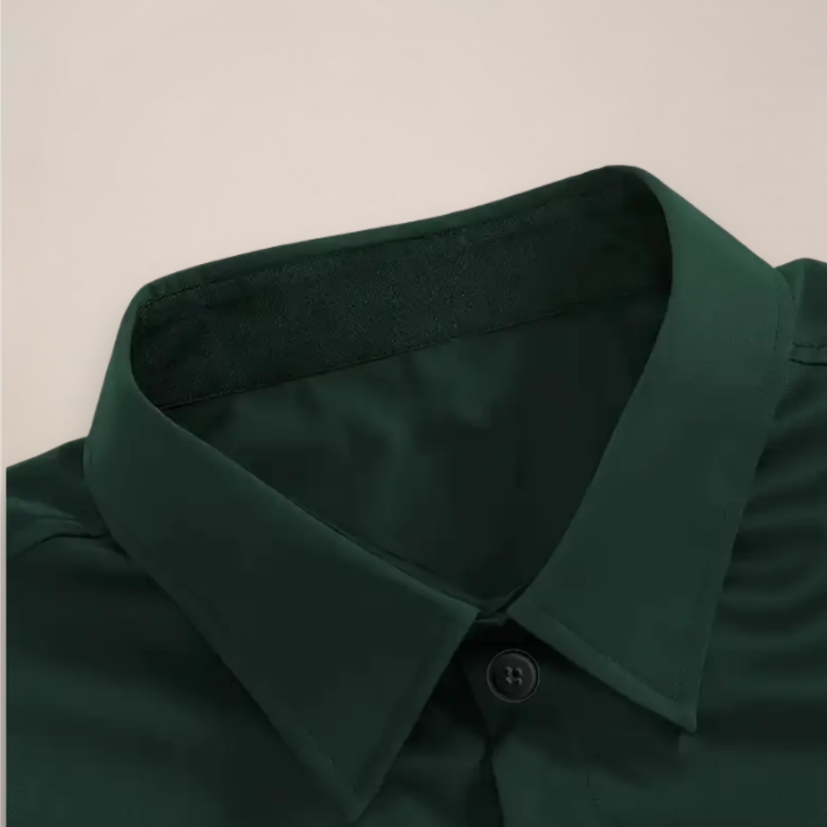 Men’s Long-Sleeve Shirt with Notched Collar