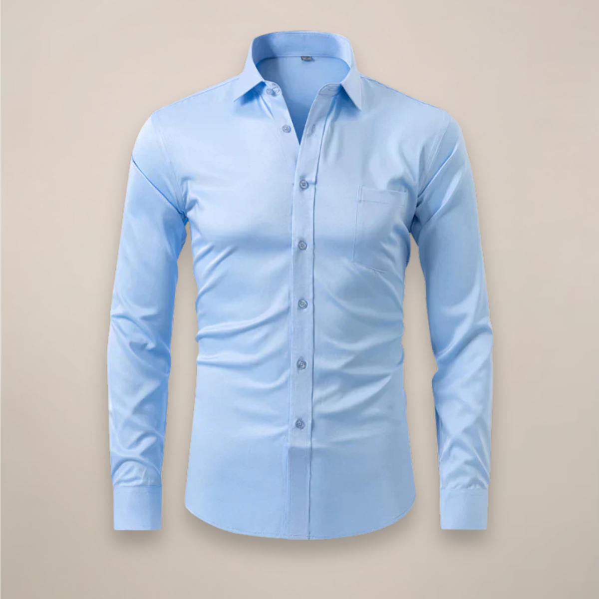Men’s Structured Long-Sleeved Shirt | Classic Fit