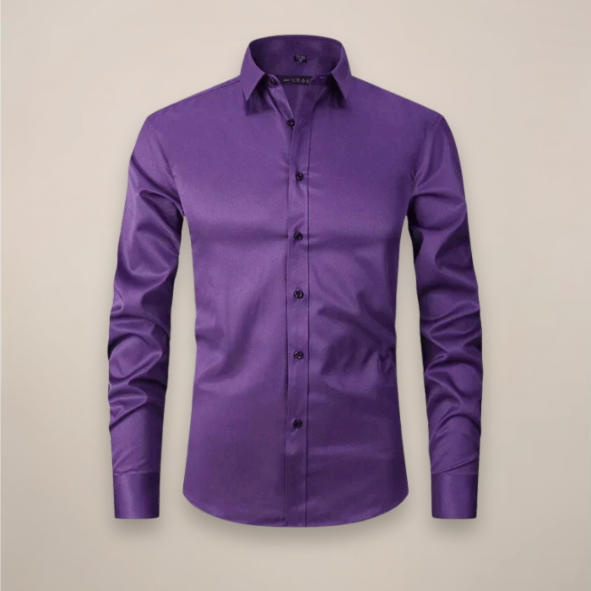 Men’s Structured Long-Sleeved Shirt | Classic Fit