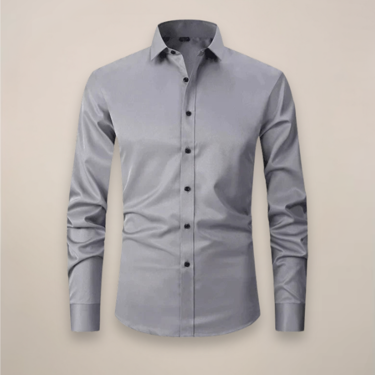 Men’s Structured Long-Sleeved Shirt | Classic Fit