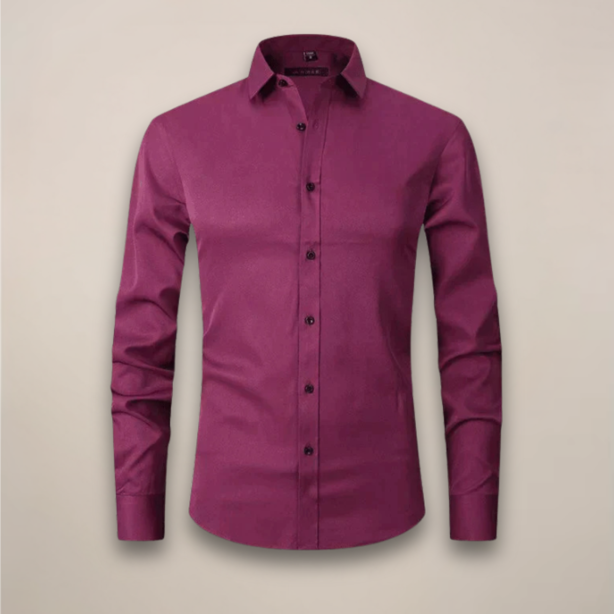 Men’s Structured Long-Sleeved Shirt | Classic Fit