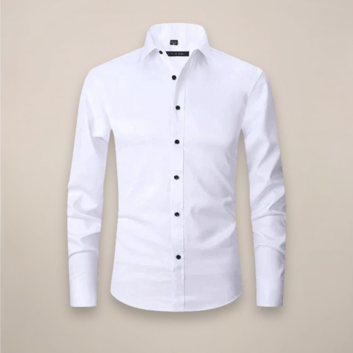 Men’s Structured Long-Sleeved Shirt | Classic Fit