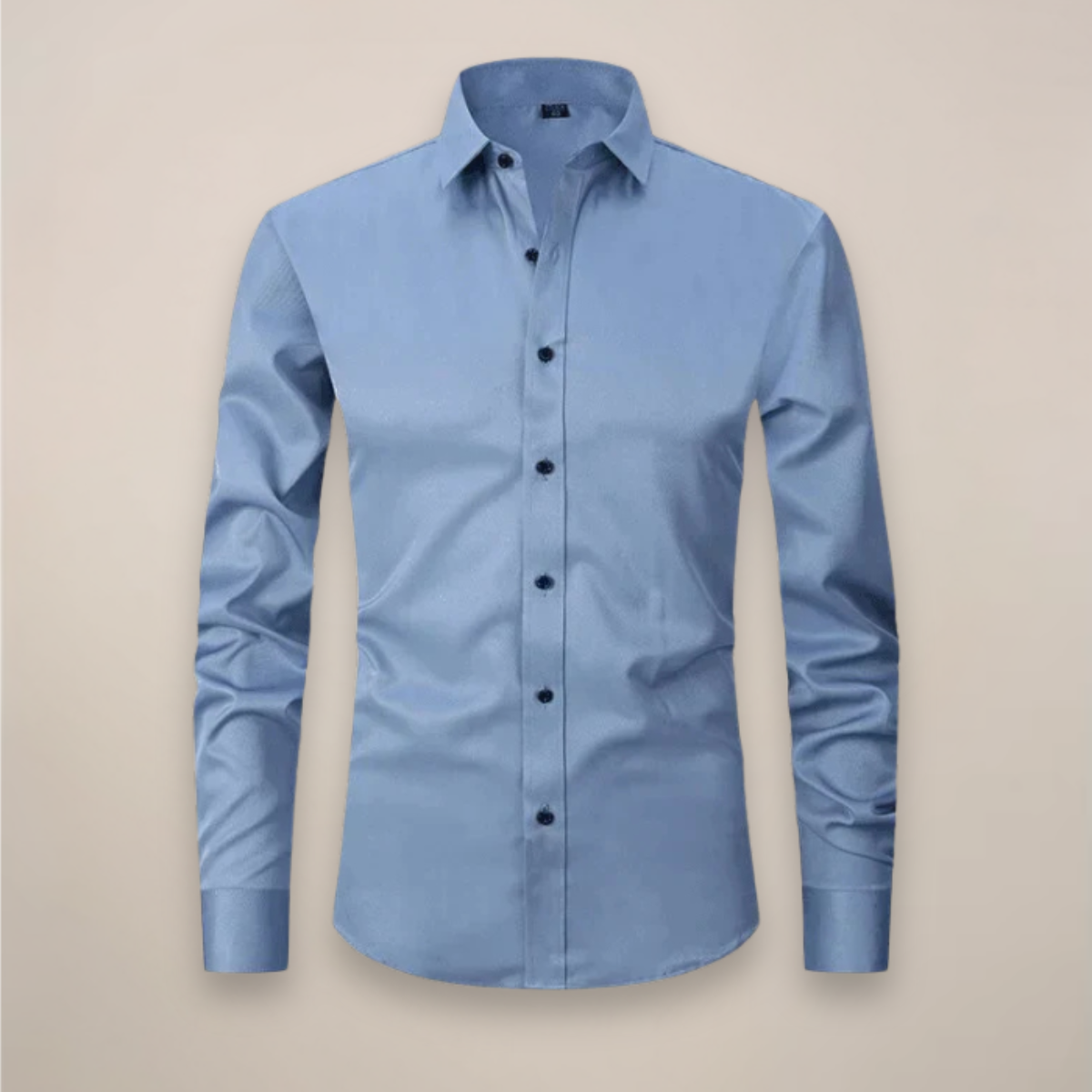 Men’s Structured Long-Sleeved Shirt | Classic Fit