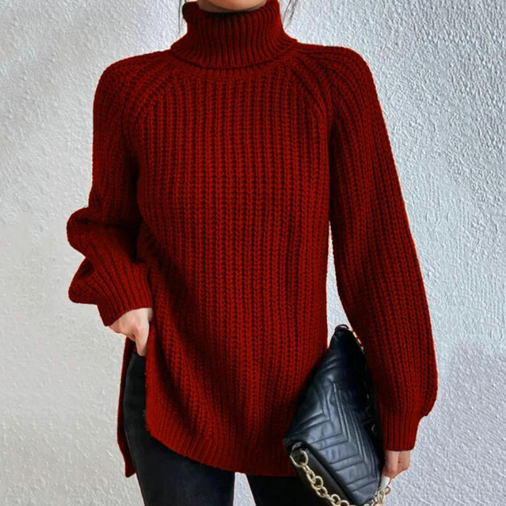Women’s Roll Neck Sweater | Modern Loose Fit