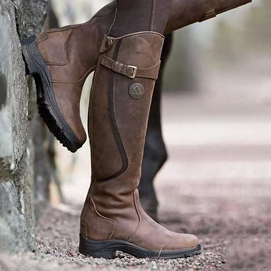 Women’s Stylish Knee-High Boots | Buckle Strap