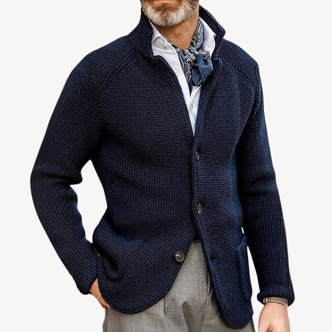 Men's Stylish Knitted Cardigan | Classic Winter Layer
