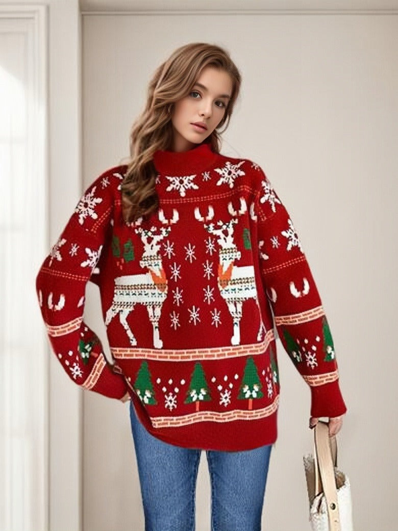 Women’s Winter Christmas Sweater | Stylish Design