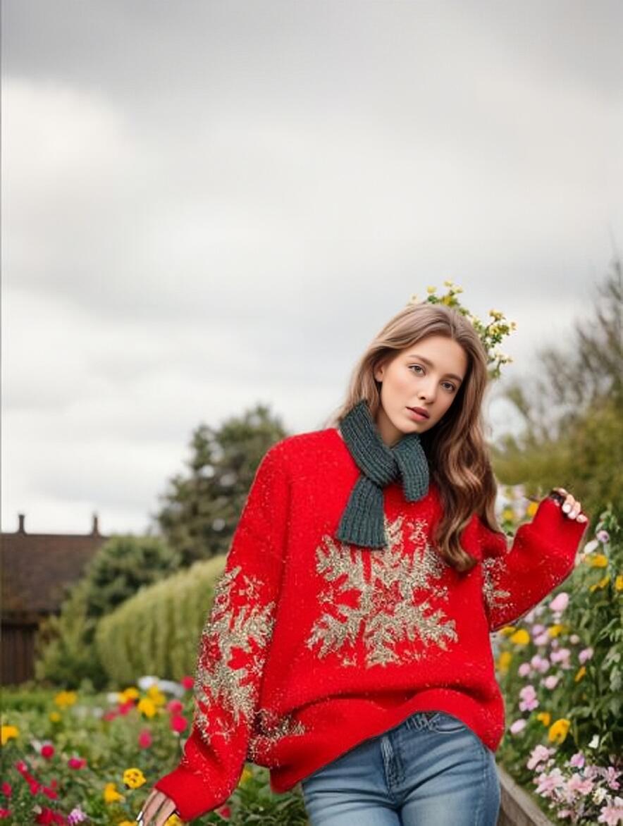 Women’s Festive Christmas Sweater | Loose Fit