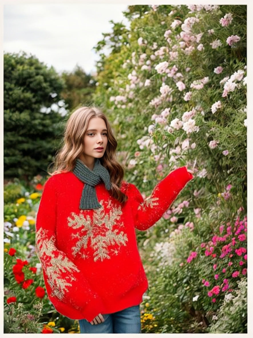 Women’s Festive Christmas Sweater | Loose Fit
