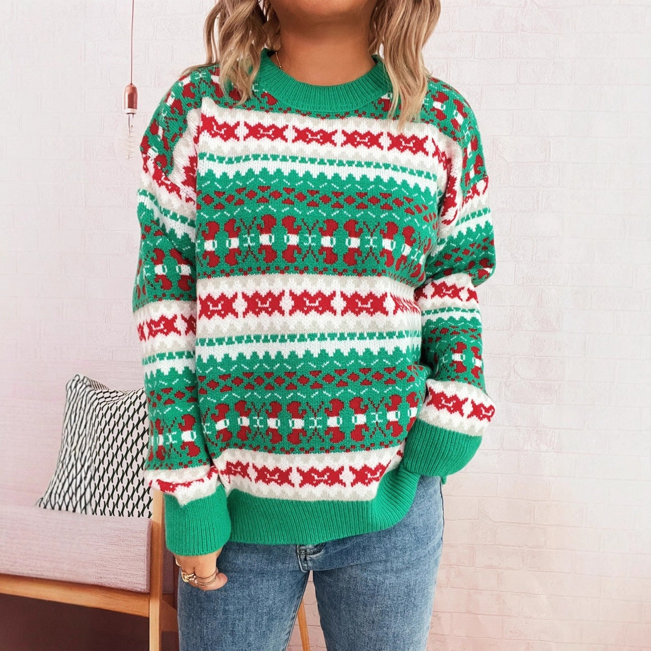 Women's Festive Christmas Sweater | Relaxed Fit