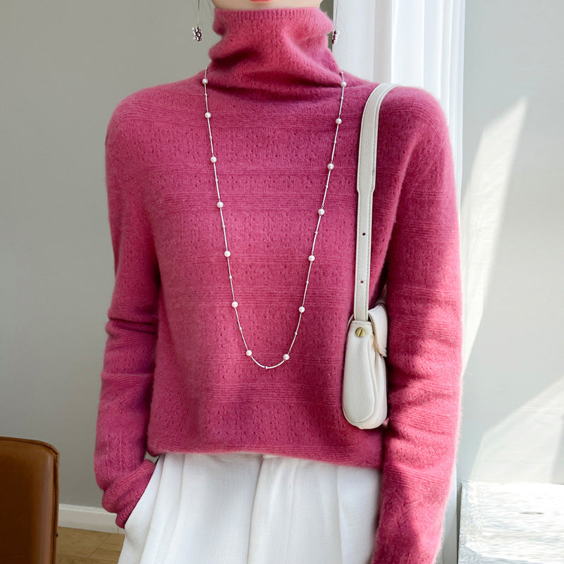 Women’s High Neck Pullover | Classic Winter Style