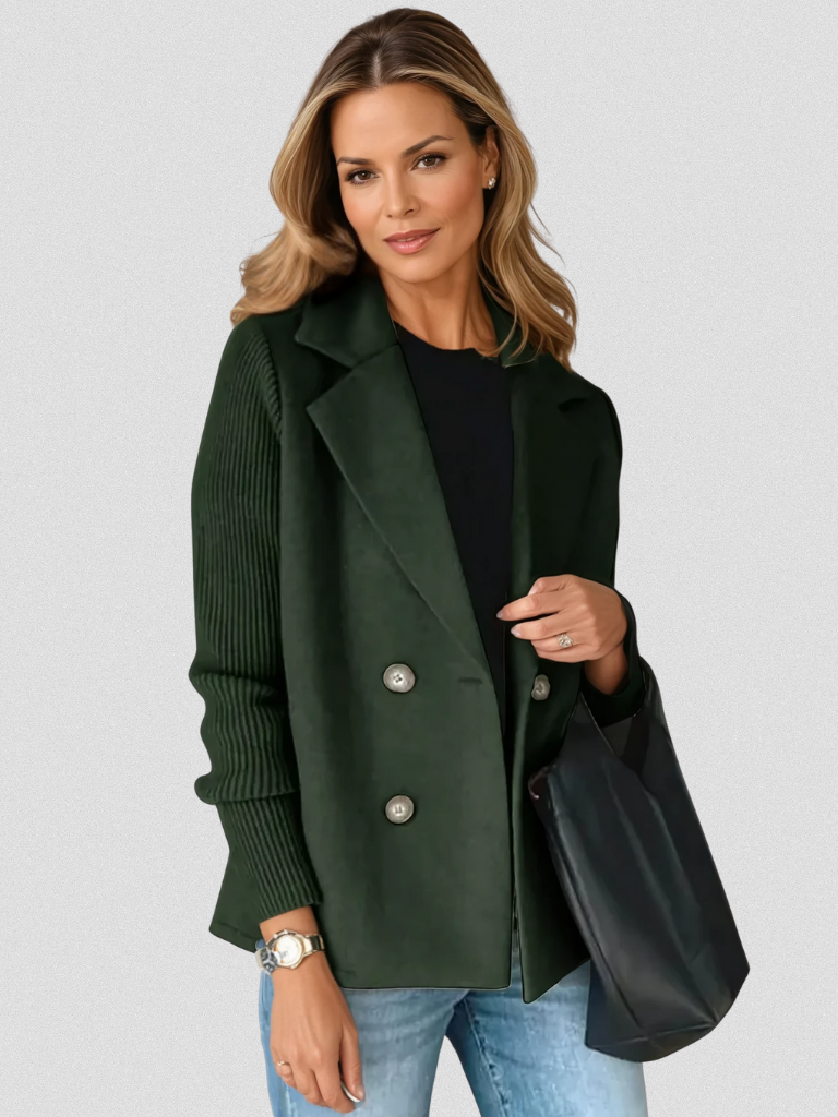 Women’s Modern Sweater Blazer | Clean-Cut Design