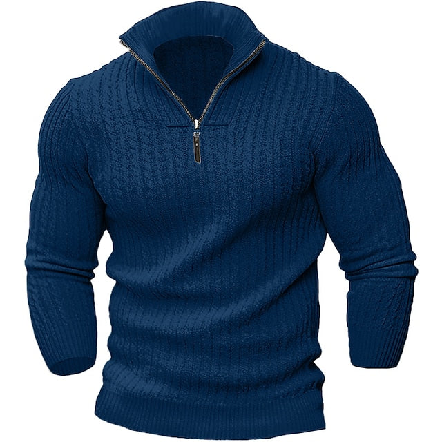 Men’s Half-Zip Sweater | Modern Design