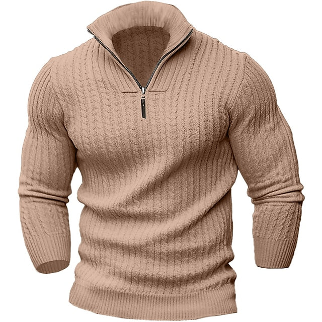Men’s Half-Zip Sweater | Modern Design