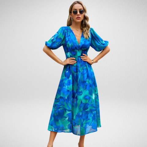 Robe Midi Élégante Inspirée Vintage | Flatteuse & Polyvalente