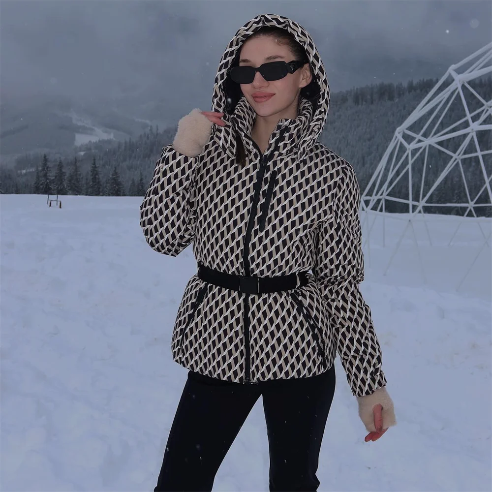 Women’s Winter Puffer Jacket | Versatile with Waist Belt