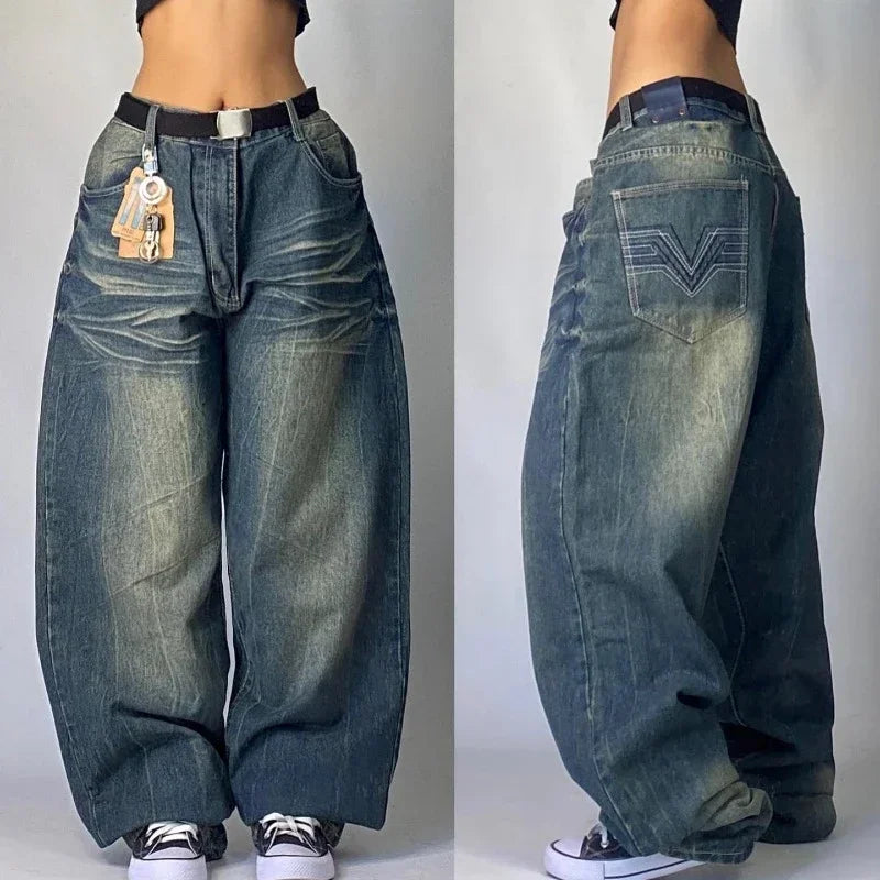 Women’s Winter Baggy Pants | High Waist Wide-leg