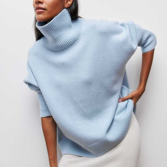 Women’s Roll-Neck Knit Jumper | Long-Sleeve Style
