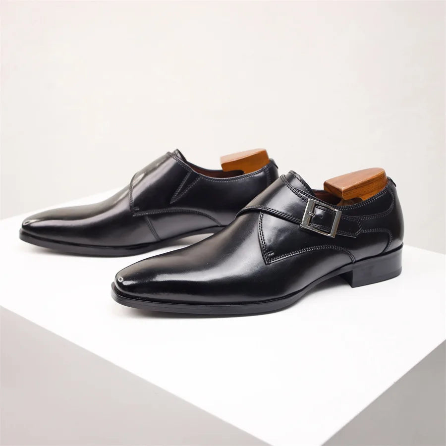 Men’s Classic Buckle Dress Shoes | Italian Style