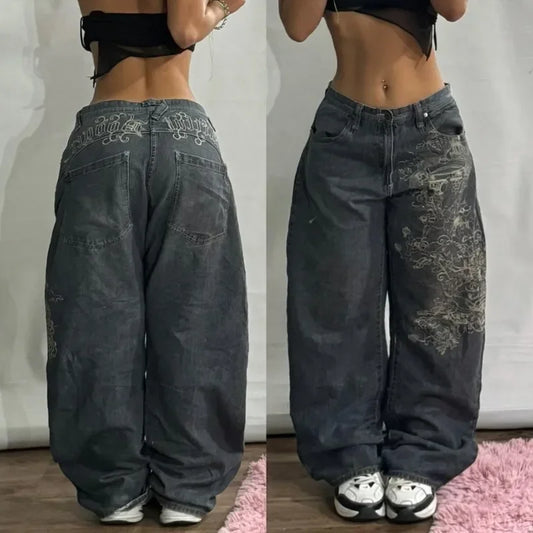 Women’s Winter Baggy Pants | High Waist Wide-leg