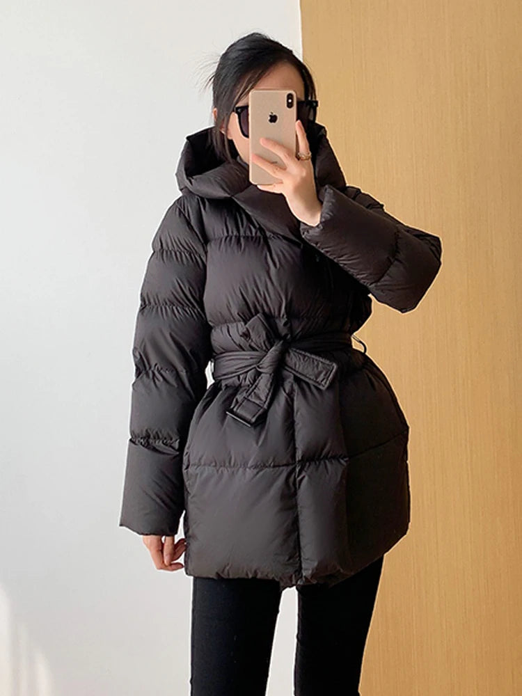Women’s Stylish Warm Puffer Jacket | Hooded Winter Coat