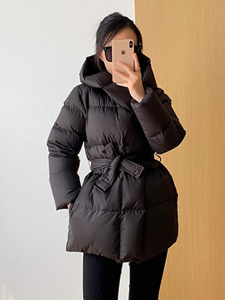 Women’s Stylish Warm Puffer Jacket | Hooded Winter Coat