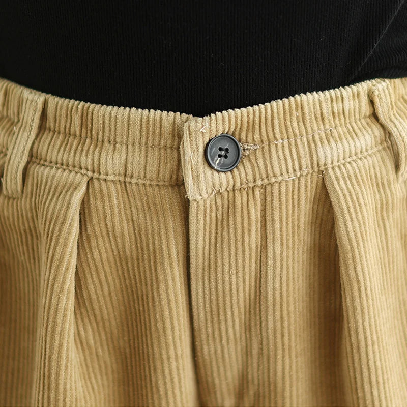 Women’s Cozy Corduroy Trousers | Wide Leg