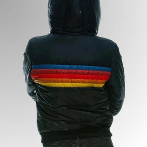 Veste Matelassée Rétro à Capuche | Colorée et Chaleureuse
