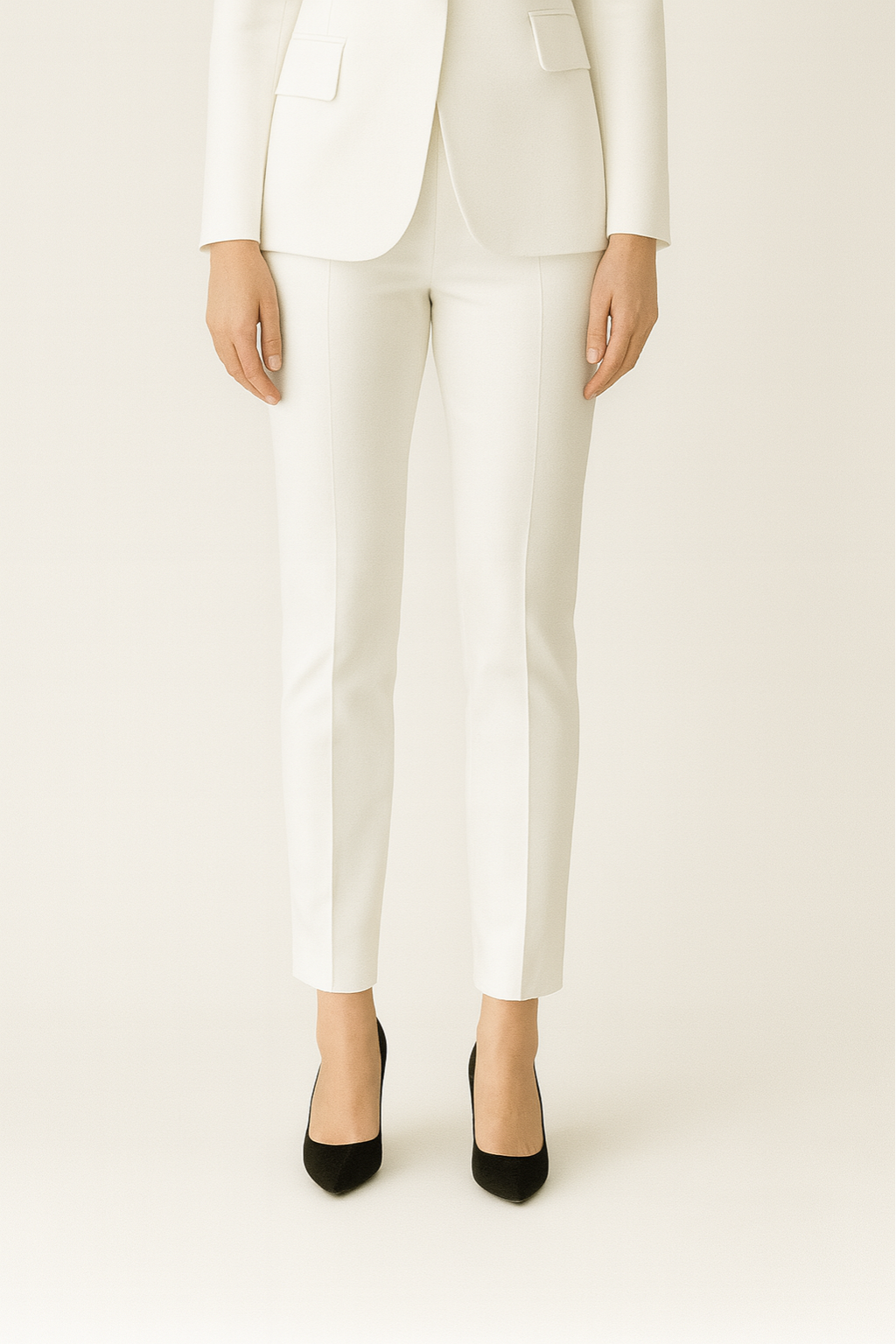 Women’s Stylish Tailored Winter Three-Piece Suit | Chic Set