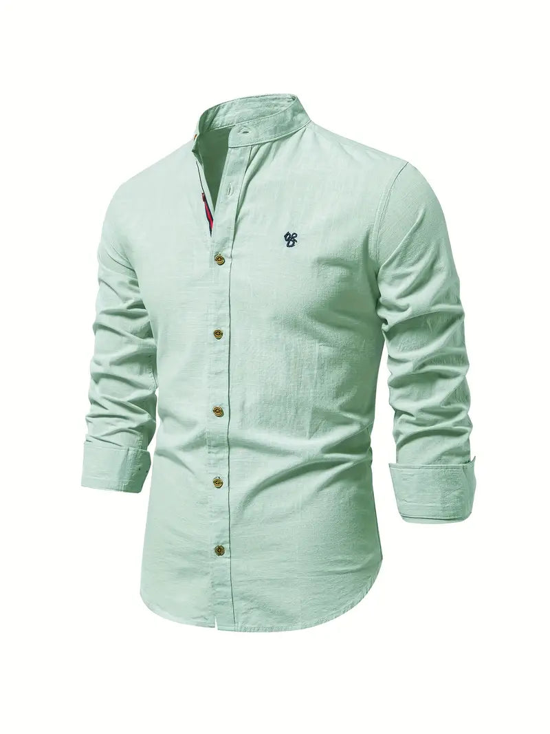Men’s Buttoned Shirt | Long-Sleeve Design