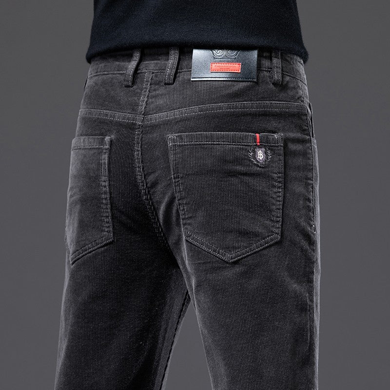 Men’s Modern Corduroy Trousers | Straight Cut