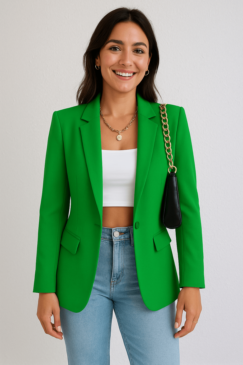 Women’s Tailored Fashion Blazer | Versatile Street Style
