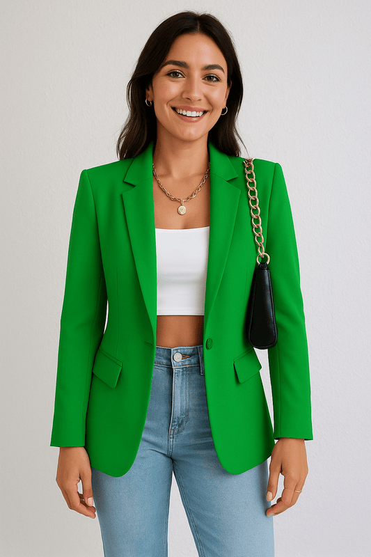 Women’s Tailored Fashion Blazer | Versatile Street Style