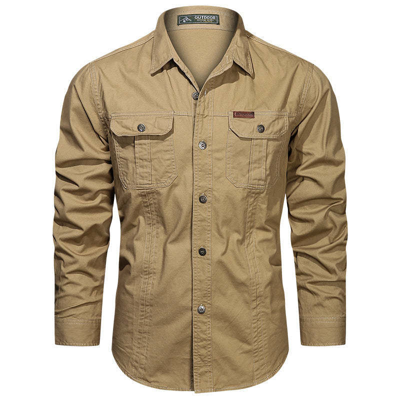 Men's Casual Military Shirt | Versatile