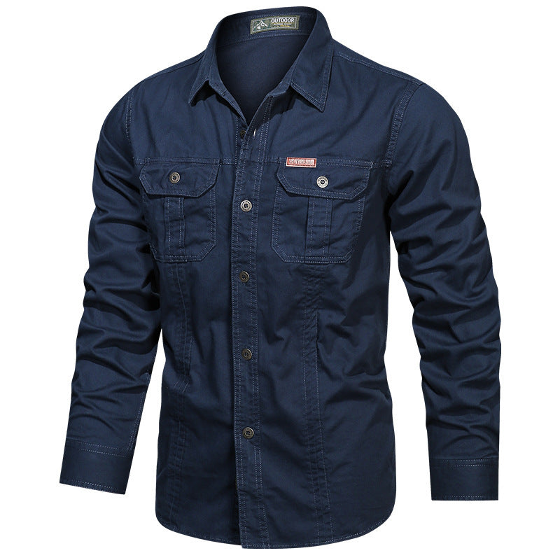 Men's Casual Military Shirt | Versatile