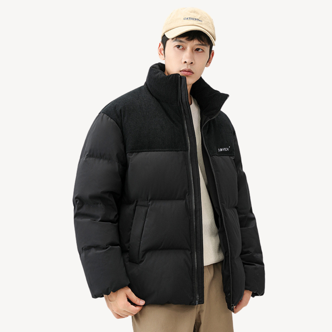 Men's Stylish Puffer Jacket | Padded Design