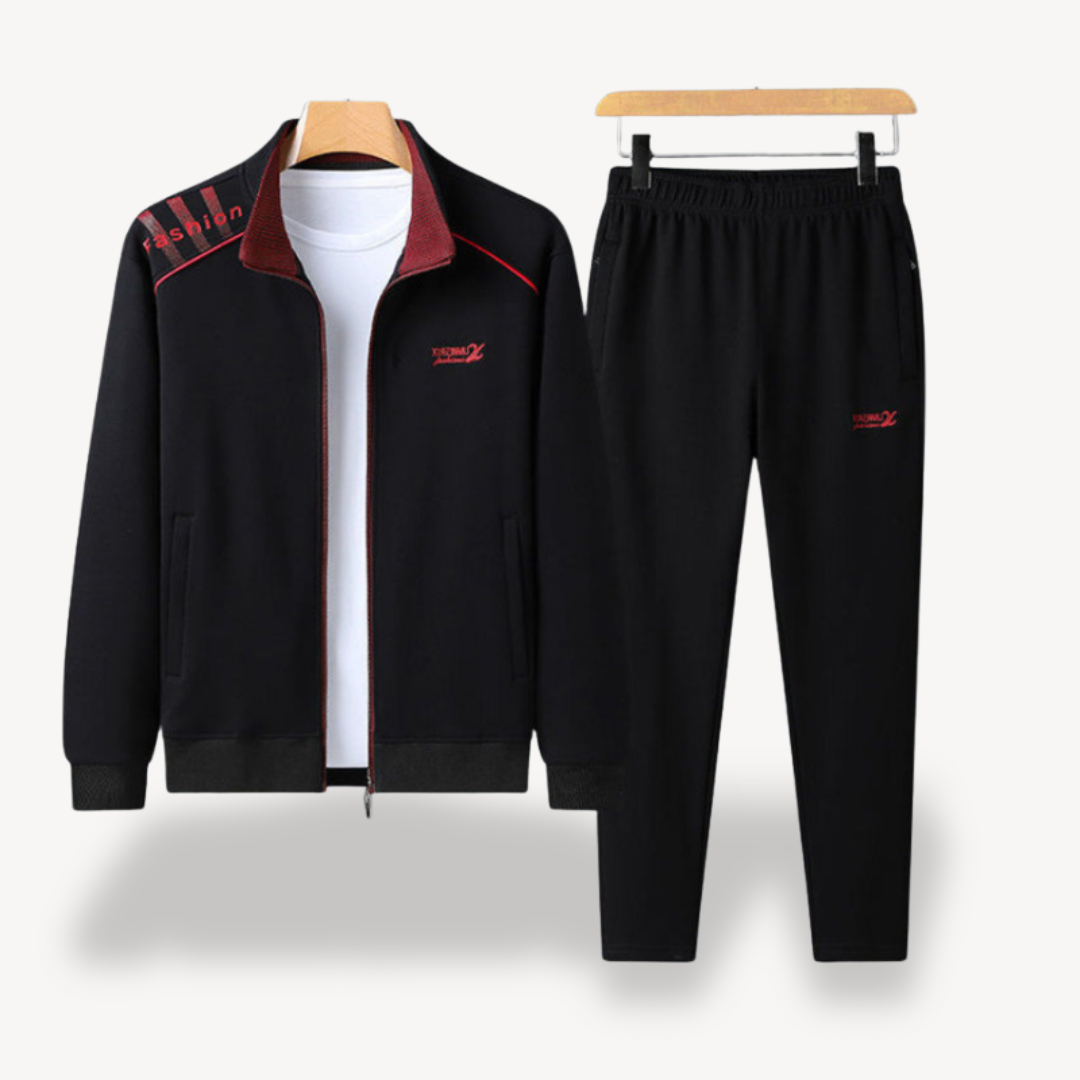 Men's Casual Zipper Tracksuit Set | Stylish