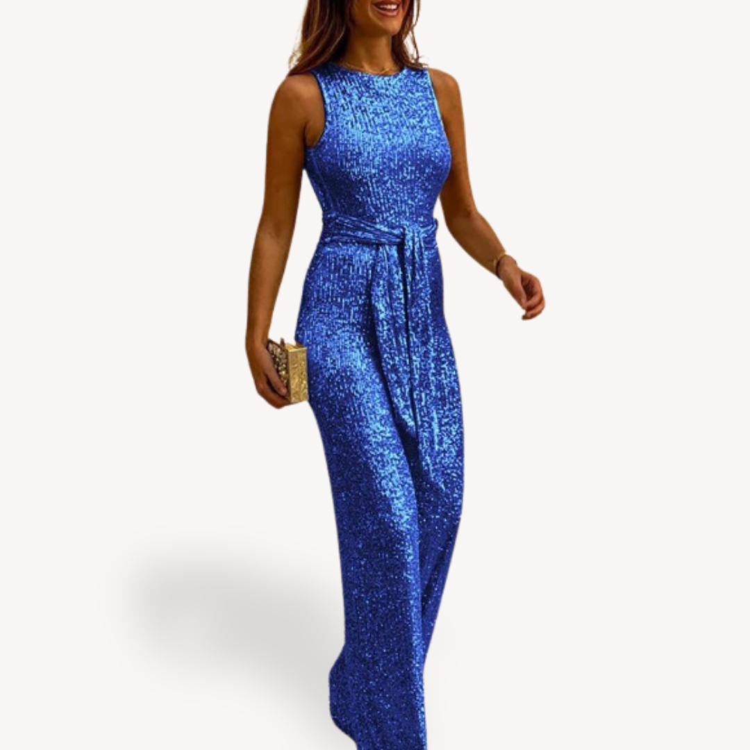 Women’s Party Gown | Sleeveless Sequin Style
