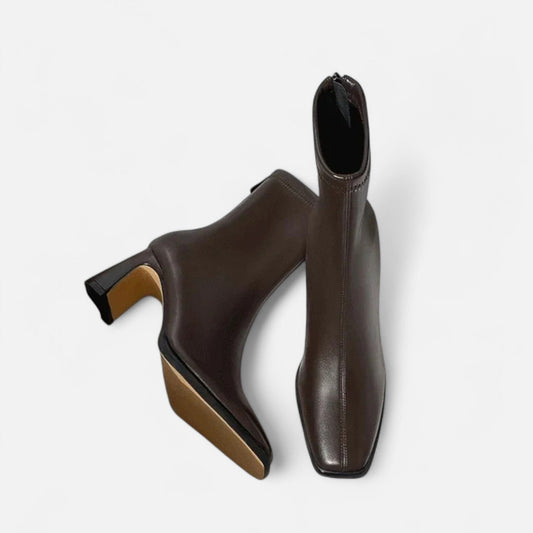 Women’s Vintage Ankle Boots | Square-Toe Design