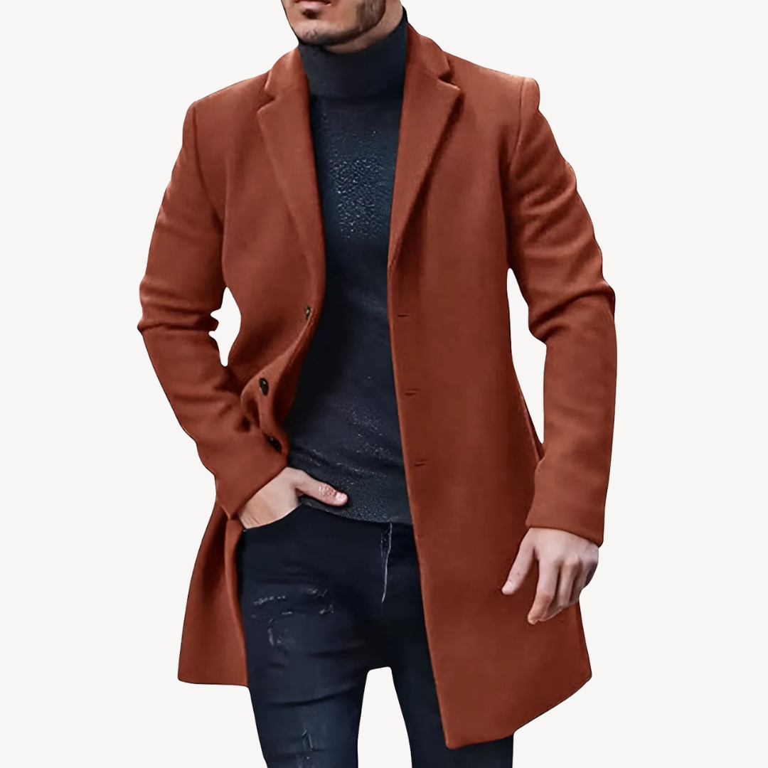 Men's Classic Trench Coat | Tailored Silhouette