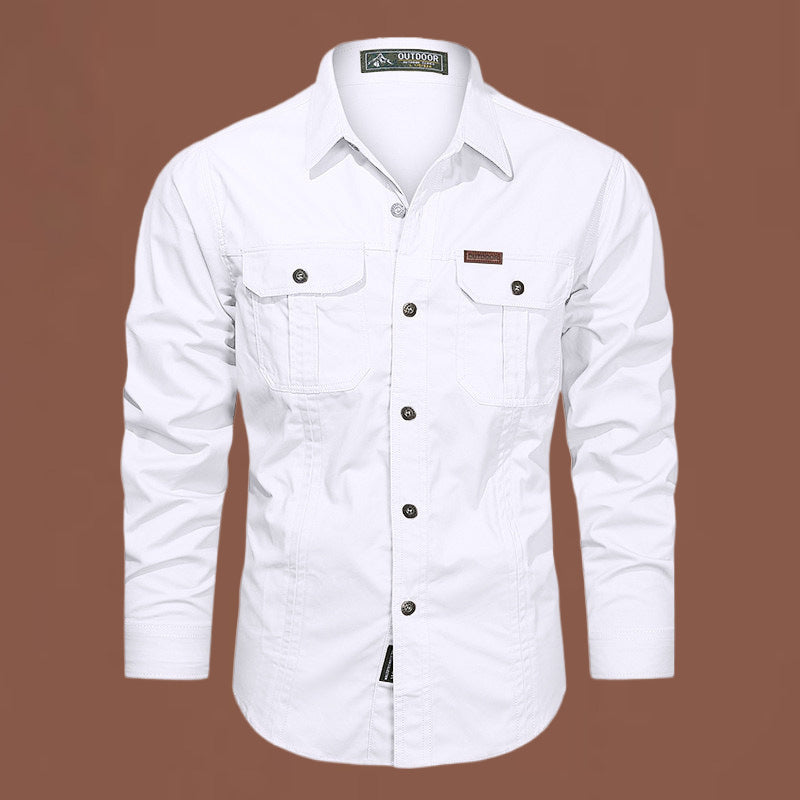 Men's Casual Military Shirt | Versatile